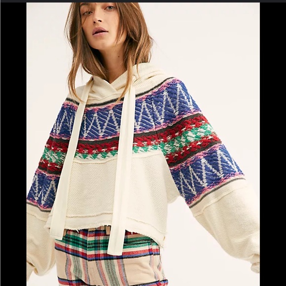 Free people Polar Hoodie size xs - Picture 3 of 8